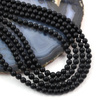 Black stone kula 6mm [sznur 38cm]