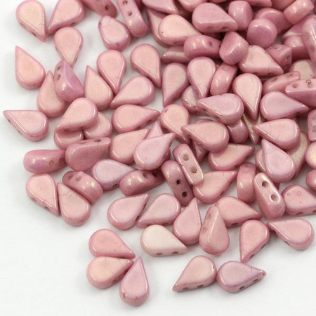 Amos par Puca 5x8mm Opaque Light Rose Ceramic Look [20szt]