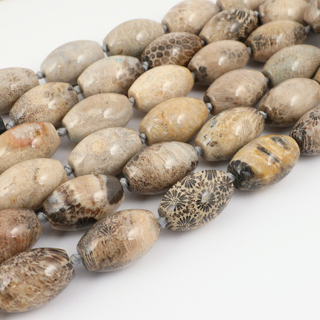 Fossil oliwka gładka 30x20mm