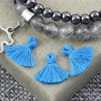 Chwost niebieski mini 13x3mm