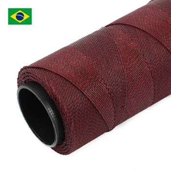 Sznurek do makramy brazylijski woskowany Burgundy 1mm [1metr]