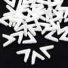 AVA Beads Chalk White 10x4mm [4szt]
