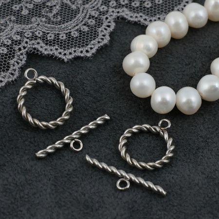 Zapięcie toggle skręcane stal szlachetna 15mm