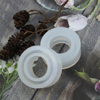 Forma silikonowa do odlewów z żywicy obrączka 18x8mm