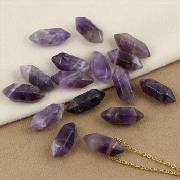 Ametyst zawieszka grot 20x9mm