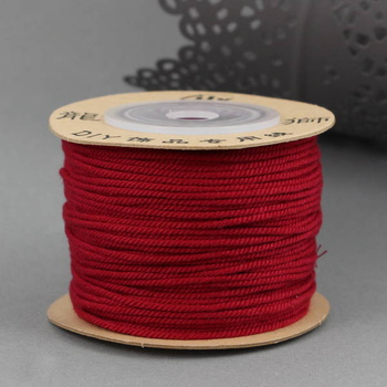 Sznurek nylonowy AA bordowy 1,2mm [szpula 35m]