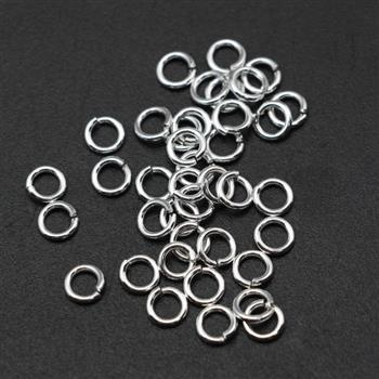 Ogniwo srebrne otwarte 6,5x1,2mm Ag925 [4szt]