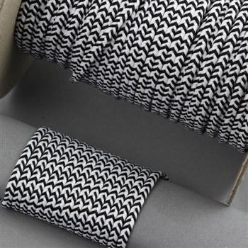 Sznurek sutasz POLSKI 3mm melanż zebra [1metr]