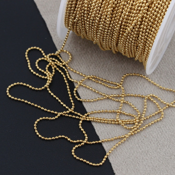 Łańcuszek kulkowy stal szlachetna 1,2mm [1 metr]