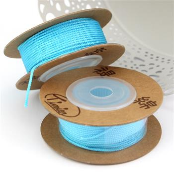 Sznurek nylonowy turkusowy 1mm [szpula 18m]