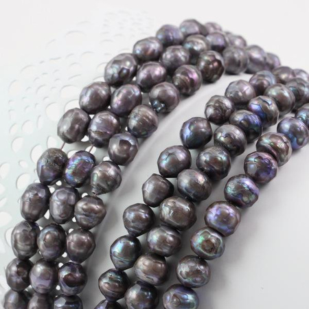 Perła słodkowodna fasetowana nieregularna 9-10mm