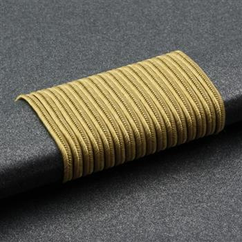 Sznurek sutasz wiskoza Pega 3mm orzechowy [1 metr]