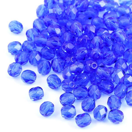 Fire Polish 6mm Sapphire [20szt]