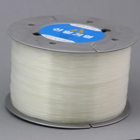 Gumka silikonowa przezroczysta KoreaBlue 0,6mm/1000m [szpula]