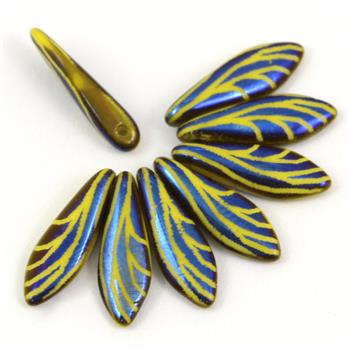 Dagger Yellow Opaque Laser Wing 5x16mm [6szt]