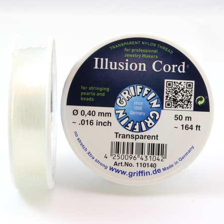 Griffin Żyłka przezroczysta 0,40mm / 50m