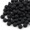 CzechMates Cabochon 7mm Matte Jet [10szt]