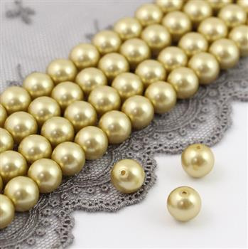 Preciosa Nacre Round Pearl Maxima Vanilla 6mm [6szt]