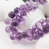 Ametyst kropla fasetowana 9x7mm [para]