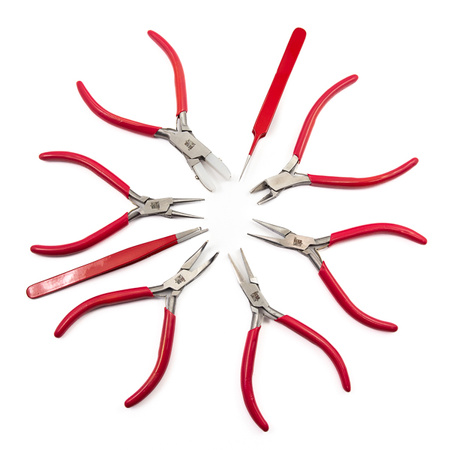 Zestaw narzędzi do robienia biżuterii 8 elementów SERCE Beadsmith