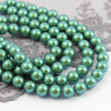 Preciosa Nacre Round Pearl Maxima Pearlescent Green 8mm [4szt]