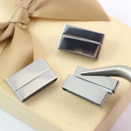 Zapięcie magnetyczne płaskie stal szlachetna 20x3mm