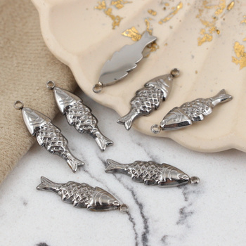 Zawieszka ryba stal szlachetna 23x7mm