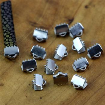 Zakończenie zaciskane krokodylek stal szlachetna 6mm