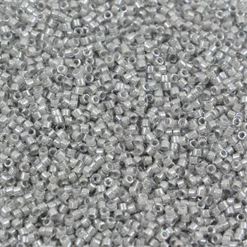 Miyuki Delica 11/0 Fancy Lined Pearl Grey [5g]