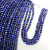 Lapis lazuli kula fasetowana 3mm [sznur 39cm]