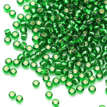 Toho Round 8/0 Silver-Lined Grass Green [10g]