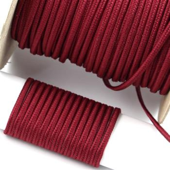 Sznurek sutasz POLSKI 3mm bordowy [1metr]