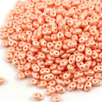 SuperDuo 2.5x5mm Powdery - Pastel Peach [5g]