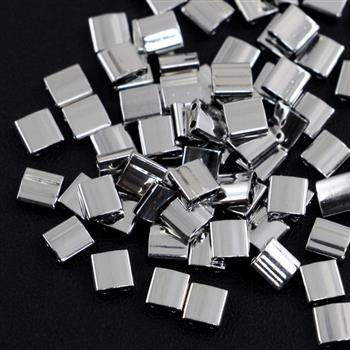 Miyuki Tila Beads 5x5x1,9mm Black Labrador Full [30szt]