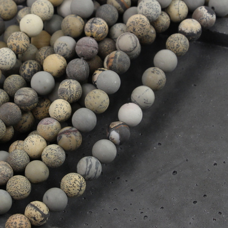 Jaspis antyczny kula gładka MAT 8mm