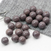 Koralik szklany kula szarobrązowa 12mm