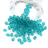 Preciosa Bicone Bead Rondelle Blue Zircon 4mm [20szt]