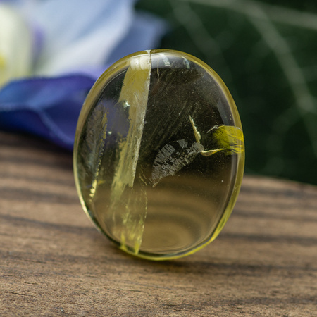 Kaboszon kwarc cytrynowy 21x17x4mm