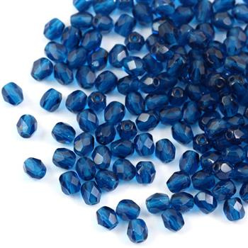 Fire Polish 4mm Cobalt [40szt]