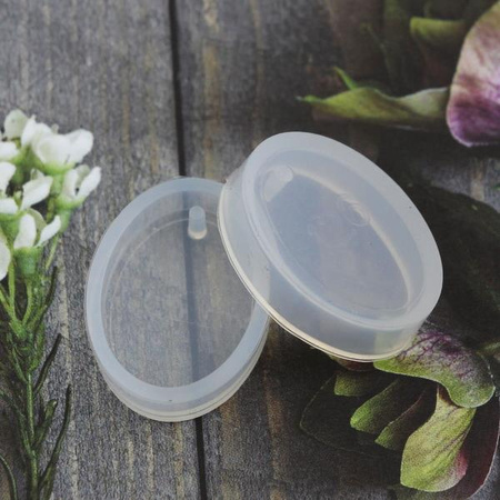 Forma silikonowa do odlewów z żywicy zawieszka owal 25x18mm