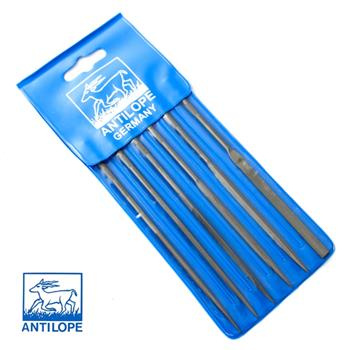 Zestaw 6 pilników iglaków nr 0, 140mm - Antilope