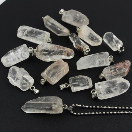 Zawieszka kryształ górski z krawatką 22-32mm