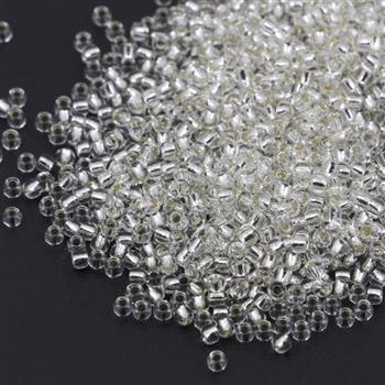 Toho Round 11/0 Siver Lined Crystal [10g]