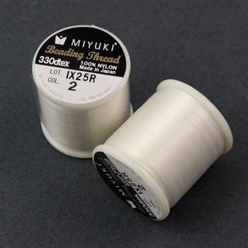 Miyuki nici nylonowe eggshell 0,2mm [1 szpula]