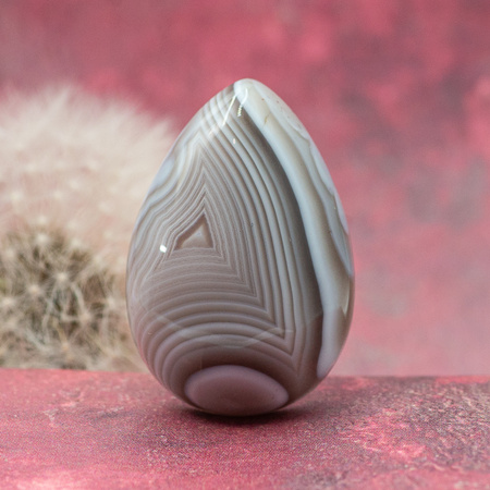 Kaboszon agat Botswana 30x20mm