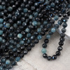 Turmalin niebieski kula fasetowana 6mm [sznur 39cm]