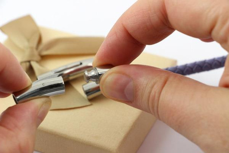 Zapięcie wygięte stal szlachetna klik 6mm