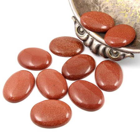 Kaboszon piasek pustyni owal 40x30mm