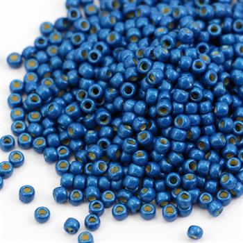 Toho Round 8/0 Permafinish - Matte Galvanized Turkish Blue [10g]