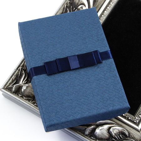 Pudełko ozdobne "ARCO" granatowe 13x10x3cm